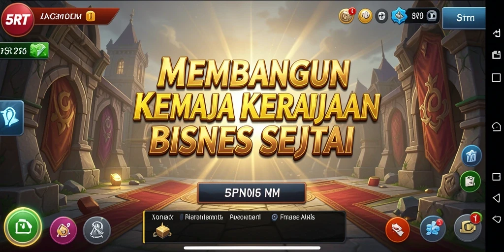 Tampilan gameplay 5RT yang menarik dengan elemen Tycoon.