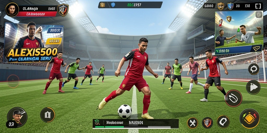 Tampilan gameplay yang penuh aksi dan menyenangkan dari ALEXIS500.