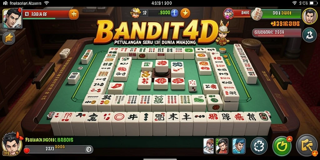 Tampilan gameplay menantang di BANDIT4D yang penuh warna.