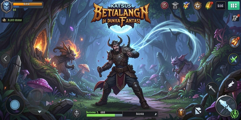 Tampilan screenshot gameplay KATSU5 yang mendebarkan.