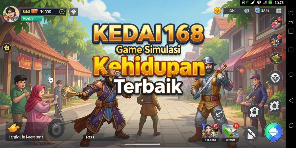 Tampilan gameplay KEDAI168 dengan antarmuka yang menarik.