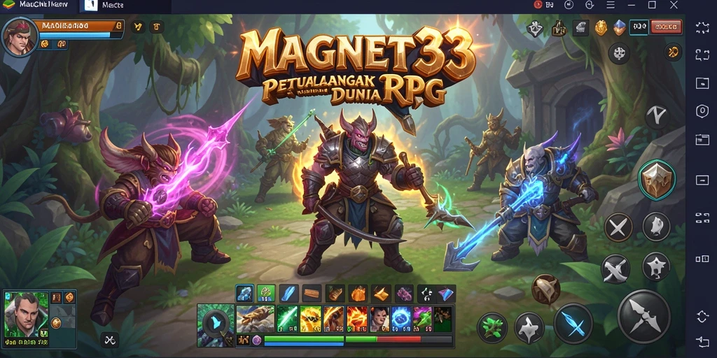Tampilan gameplay epik dari MAGNET33 yang menantang.