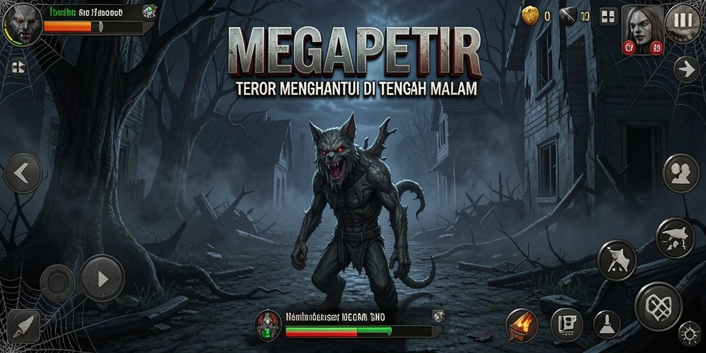 Gameplay menegangkan dalam suasana kegelapan yang mencekam.