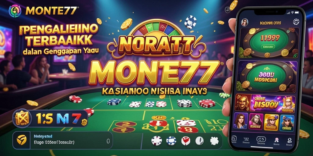 Tampilan gameplay Kasino yang mendebarkan dalam MONTE77.
