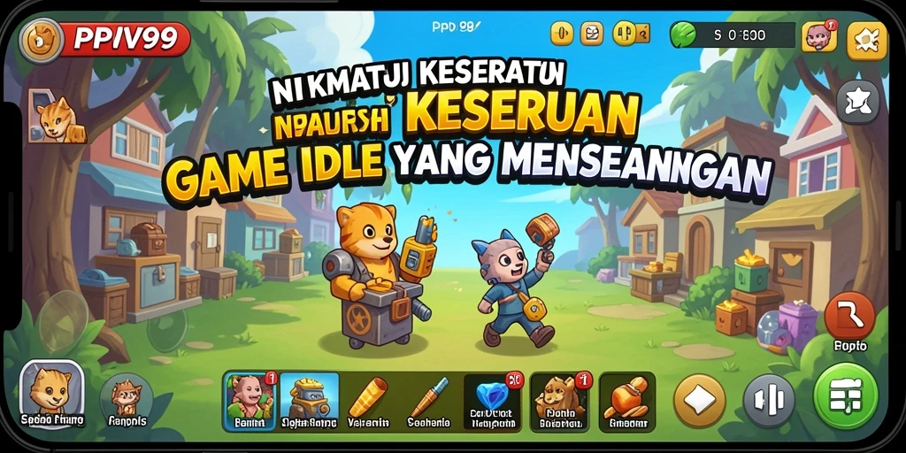 Tampilan gameplay menarik dari PPV99 yang menyuguhkan keseruan Idle.