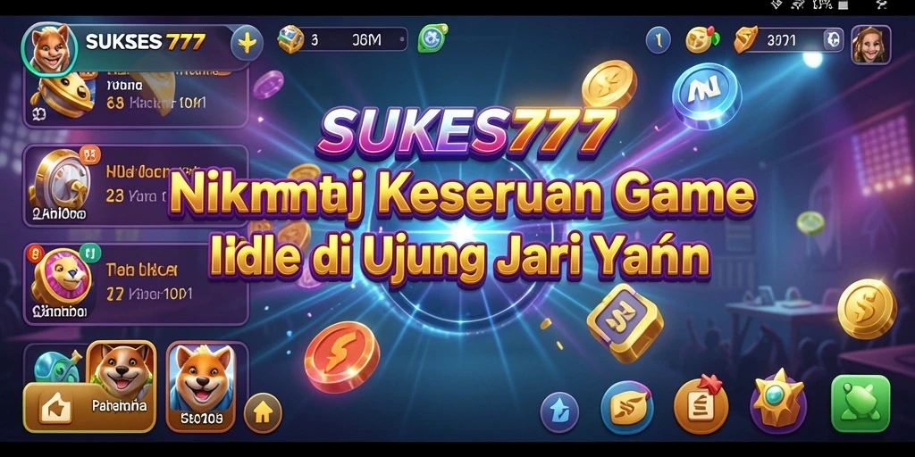 Gameplay menarik dari SUKSES777 dalam mode Idle.