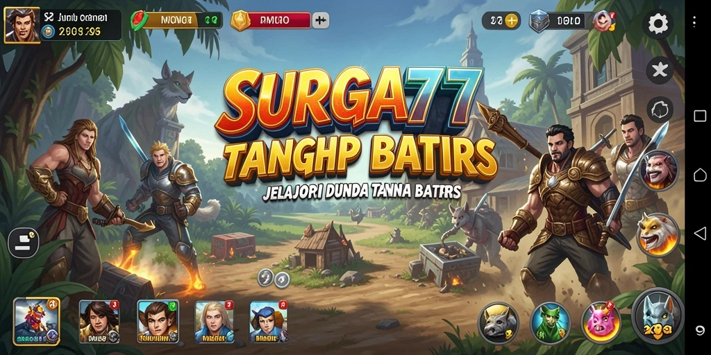 Tampilan gameplay SURGA77 yang memukau dan interaktif.