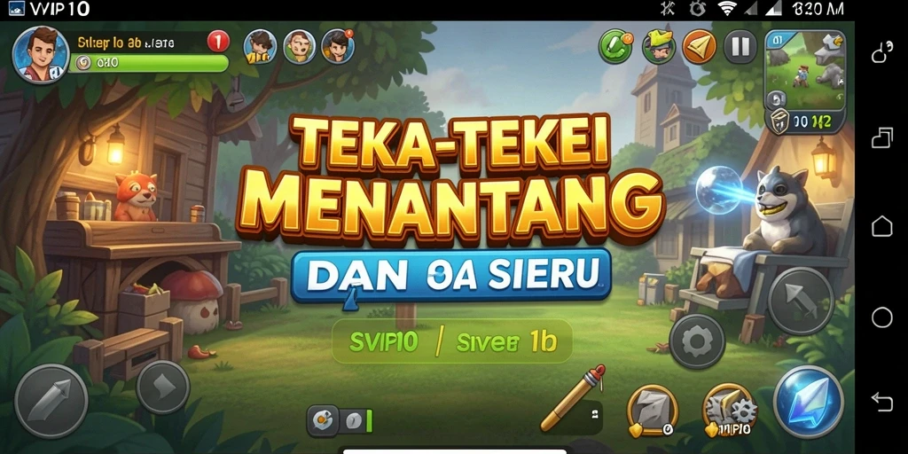 Gameplay menantang dengan teka-teki menarik di SVIP10.