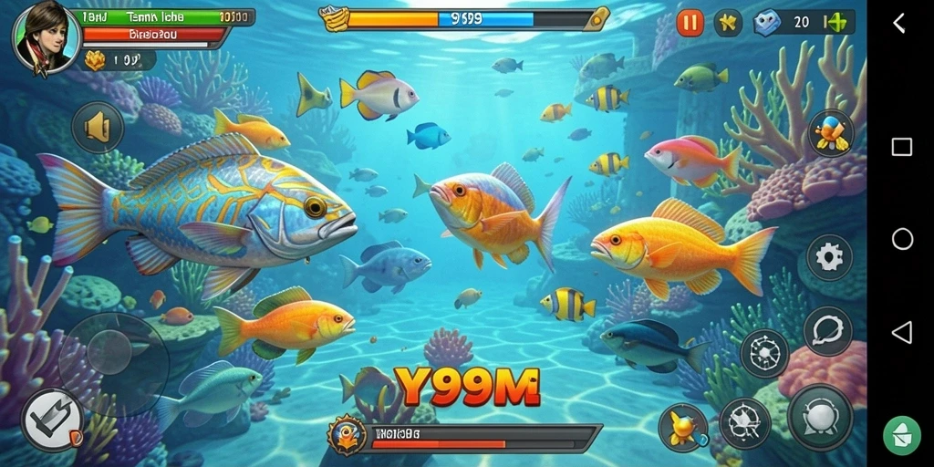 Gameplay seru Y89 dalam aksi Tembak Ikan.